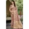 Art Silk Zari Work Designer Party Wear Plus Size Saree In Mauve - 11412200691