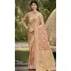 Art Silk Zari Work Designer Party Wear Plus Size Saree In Pink - 11412200693
