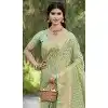 Sea Green Art Silk Weaving Work Traditional Party Wear Plus Size Saree - 11413200697
