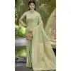 Sea Green Art Silk Weaving Work Traditional Party Wear Plus Size Saree - 11413200697