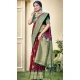 Art Silk Weaving Work Traditional Wear Saree In Maroon - 11425200776