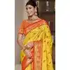 Yellow Art Silk Zari Work Traditional Wear Plus Size Saree - 11426200781