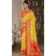 Yellow Art Silk Zari Work Traditional Wear Saree - 11426200781
