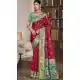Maroon Art Silk Zari Work Traditional Wear Saree - 11426200784