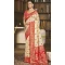 Off White Art Silk Zari Work Traditional Wear Saree - 11426200785