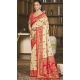 Off White Art Silk Zari Work Traditional Wear Saree - 11426200785
