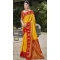 Art Silk Weaving Work Traditional Party Wear Saree In Mustard - 11427200789
