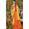 Yellow Art Silk Woven Work Party Wear Plus Size Saree - 11428200794