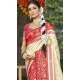 White Art Silk Woven Work Party Wear Plus Size Saree - 11428200796