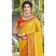 Art Silk Weaving Work Party Wear Saree In Yellow - 11435200837