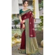Art Silk Weaving Work Party Wear Saree In Maroon - 11435200839
