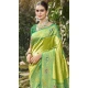 Parrot Green Art Silk Woven Work Designer Party Wear Saree - 11436200842