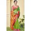Art Silk Weaving Work Party Wear Plus Size Saree In Light Green - 11438200853