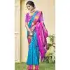 Art Silk Weaving Work Party Wear Plus Size Saree In Royal Blue - 11438200854