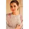 Grey Fox Georgette Embroidery Work Party Wear Plus Size Palazzo Salwar Suit - 11531201506