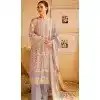 Grey Fox Georgette Embroidery Work Party Wear Plus Size Palazzo Salwar Suit - 11531201506