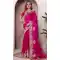 Rani Pink Soft Jimmy Choo Embroidered Party Wear Saree - 11552201633