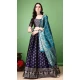 Multi Color Soft Silk Jacquard Work Party Wear Lehenga Choli - 11553201644