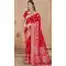 Red Art Silk Printed Designer Party wear Saree - 11415200708