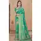 Sea Green Art Silk Printed Designer Party wear Saree - 11415200709