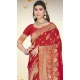 Art Silk Printed Party Wear Saree In Maroon - 11416200712