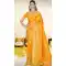 Art Silk Printed Party Wear Saree In Yellow - 11416200715