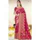Art Silk Printed Party Wear Saree In Red - 11416200716