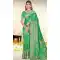 Art Silk Printed Party Wear Saree In Green - 11416200717