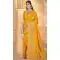 Yellow Art Silk Printed Traditional Party Wear Saree - 11417200719