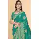 Art Silk Weaving Work Party Wear Designer Saree In Sea Green - 11418200728