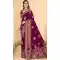 Art Silk Weaving Work Party Wear Designer Saree In Wine - 11418200729