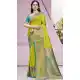 Mehendi Green Art Silk Weaving Work Party Wear Saree - 11460201002