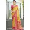 Yellow Art Silk Weaving Work Designer Party  Wear Plus Size Saree  - 11463201022