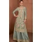 Georgette Embroidery Work Party Wear Palazzo Suit In Pista Green - 11567201719
