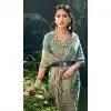 Multi Color Georgette Printed Party Wear Plus Size Saree - 11538201558