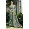 Multi Color Georgette Printed Party Wear Plus Size Saree - 11538201558