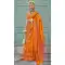 Orange Banarasi Silk Weaving Work Party Wear Saree - 11540201570