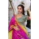 Tussar Silk Printed Traditional Party Wear Lehenga Choli In Yellow - 11562201692