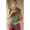 Banarasi Silk Weaving Work Party Wear Plus Size Saree In Rani Pink - 11576201771