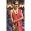 Rama Blue Banarasi Silk Resham Work Designer Party Wear Plus Size Saree - 11577201780