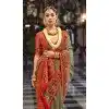 Grey Banarasi Silk Resham Work Designer Party Wear Plus Size Saree - 11577201781