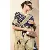 Georgette Zari Weaving Work Party Wear Plus Size Saree In Navy Blue - 11579201792
