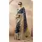 Georgette Zari Weaving Work Party Wear Saree In Navy Blue - 11579201792