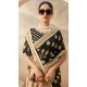 Georgette Zari Weaving Work Party Wear Saree In Black - 11579201798