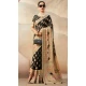 Georgette Zari Weaving Work Party Wear Saree In Black - 11579201798