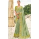 Light Olive Green Tissue Silk Embroidery Butti Work Wedding Wear Saree - 11615202162