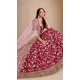 Art Silk Embroidered Designer Wear Lehenga Choli In Rani Pink - 11616202175