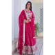 Pink Fox Georgette Embroidery Work Party Wear Lehenga Choli - 11623202197