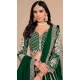 Art Silk Embroidery Work Designer Wear Lehenga Choli In Green - 11582201807