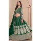 Art Silk Embroidery Work Designer Wear Lehenga Choli In Green - 11582201807